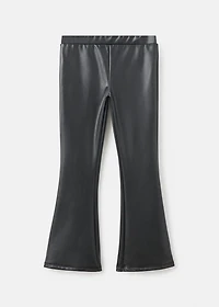 Leather-effect leggings