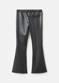 Leather-effect leggings