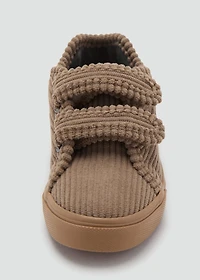Velcro corduroy trainers
