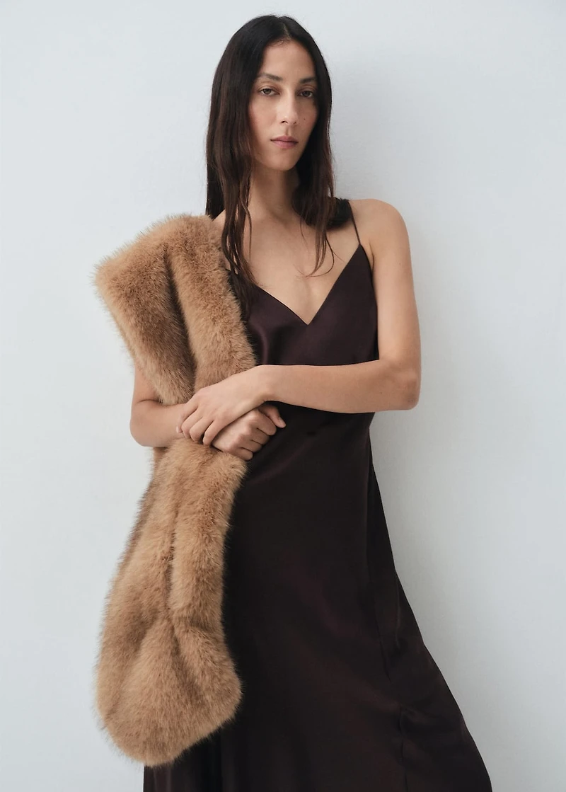 Silk satin dress
