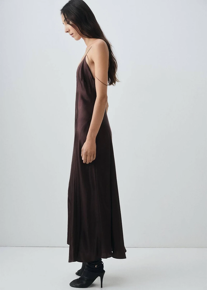 Silk satin dress