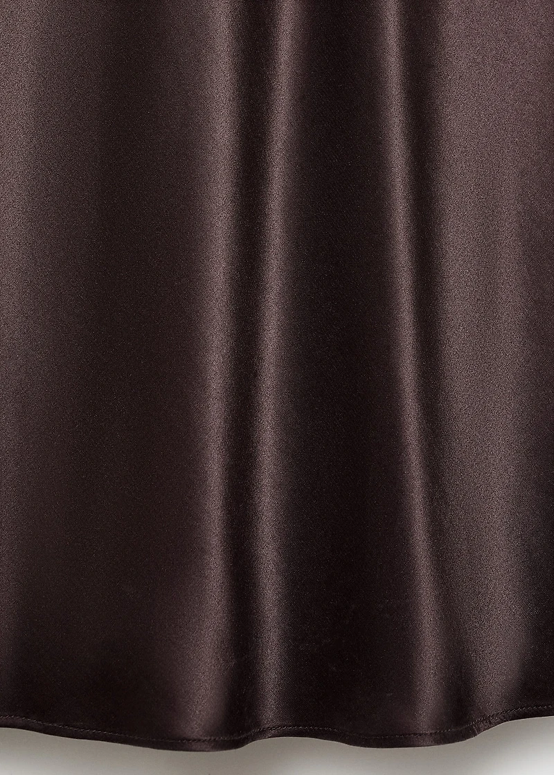 Silk satin dress