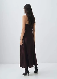 Silk satin dress