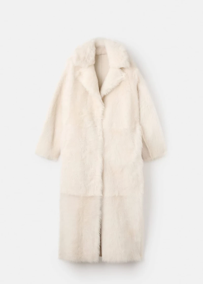 Reversible 100% fur coat