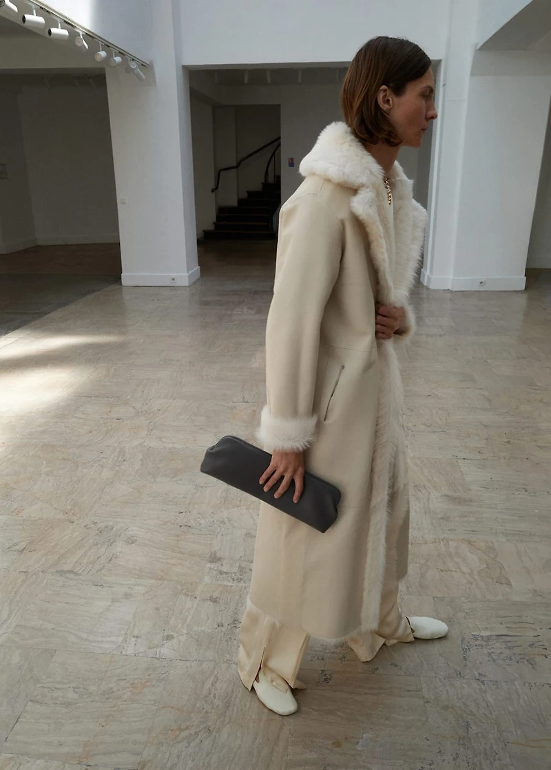 Reversible 100% fur coat