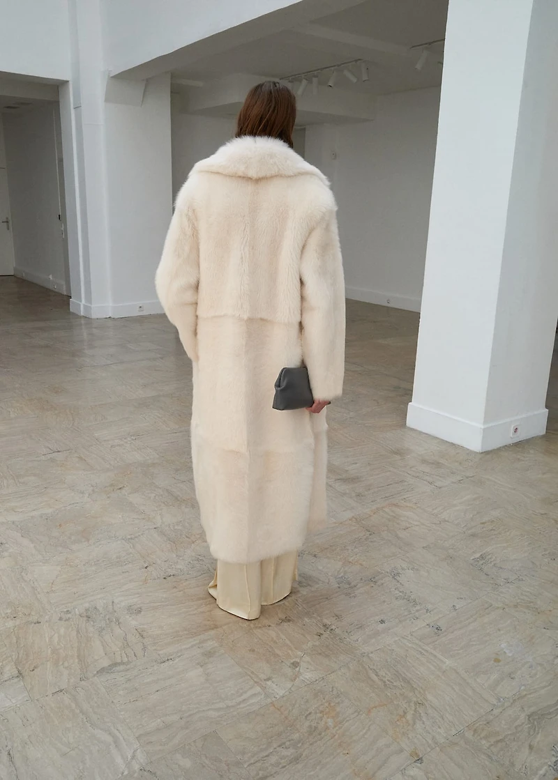 Reversible 100% fur coat