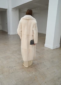 Reversible 100% fur coat