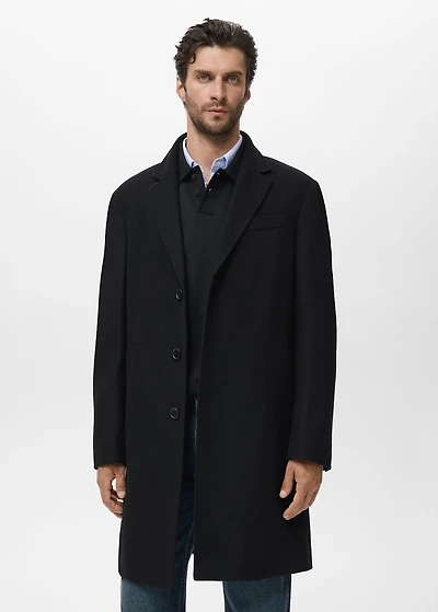 Wool overcoat