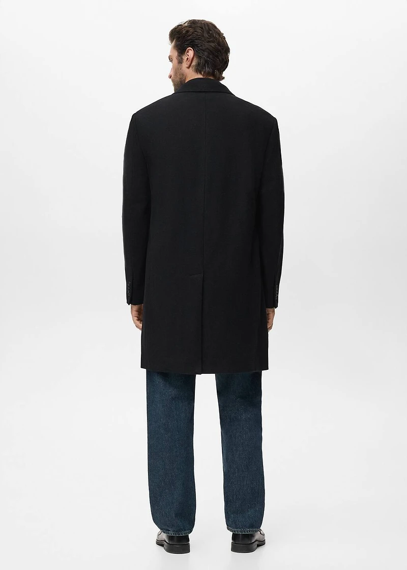 Wool overcoat