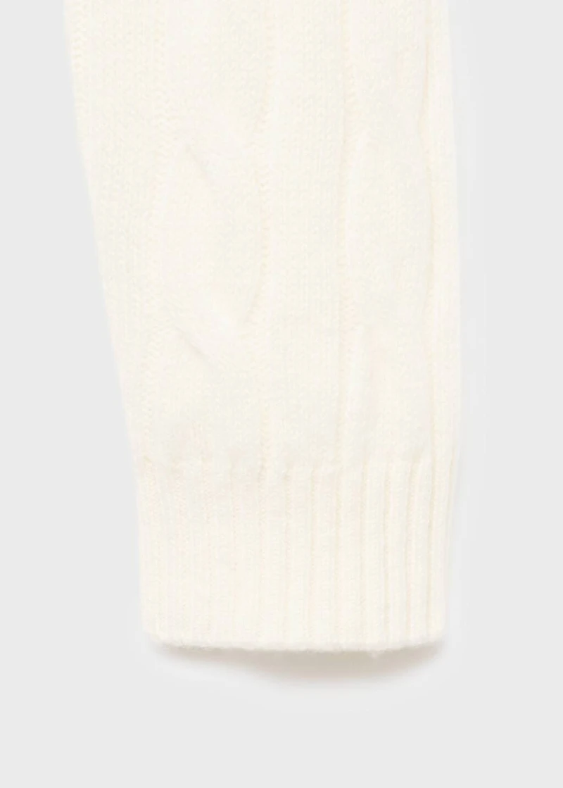 100% wool braided sweater