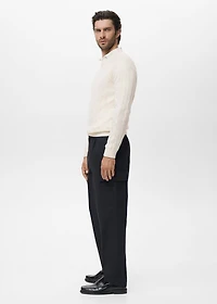 100% wool braided sweater