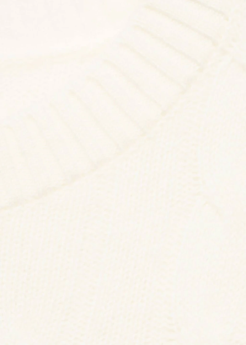 100% wool braided sweater