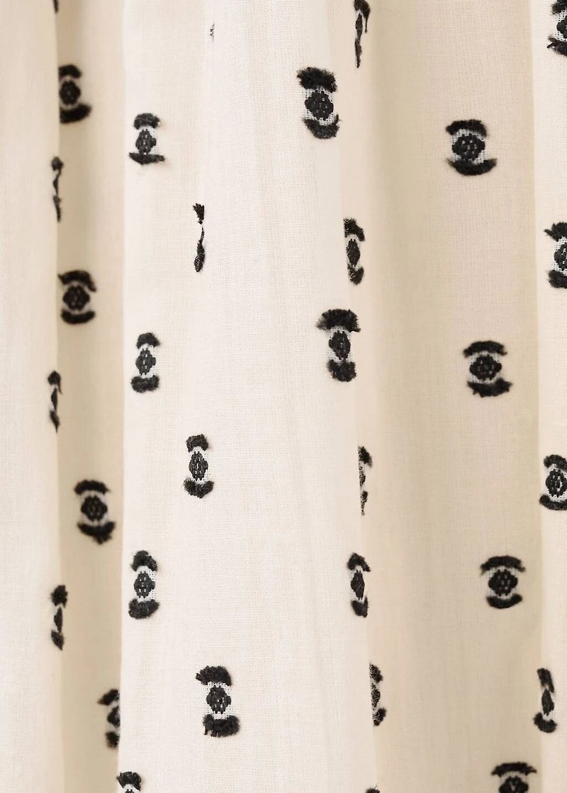 Plumeti midi dress