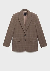 Check suit blazer