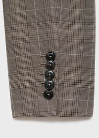Check suit blazer
