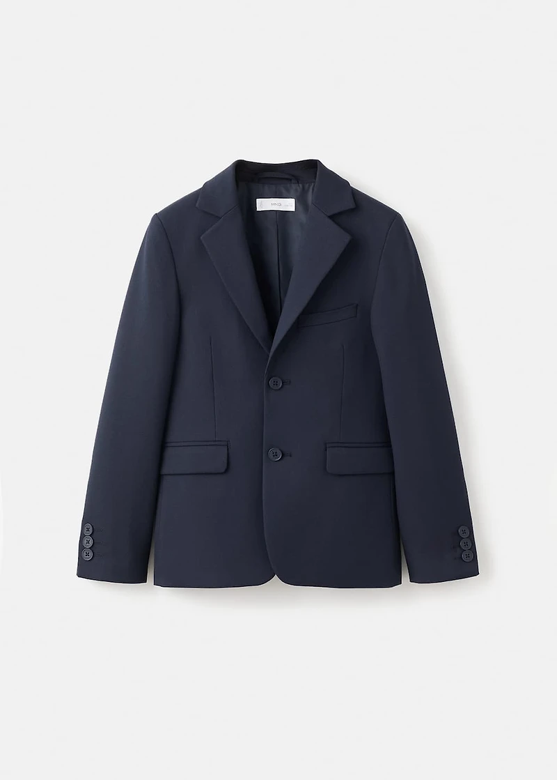 Essential cotton-blend blazer