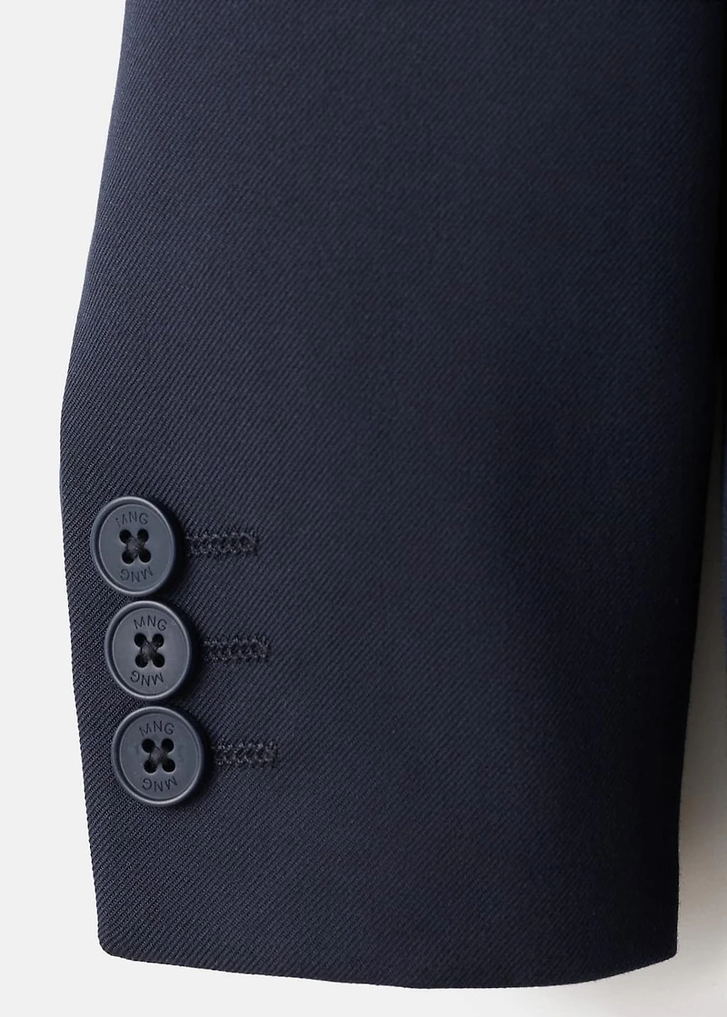 Essential cotton-blend blazer