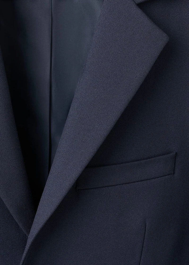 Essential cotton-blend blazer