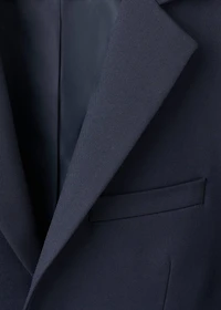 Essential cotton-blend blazer