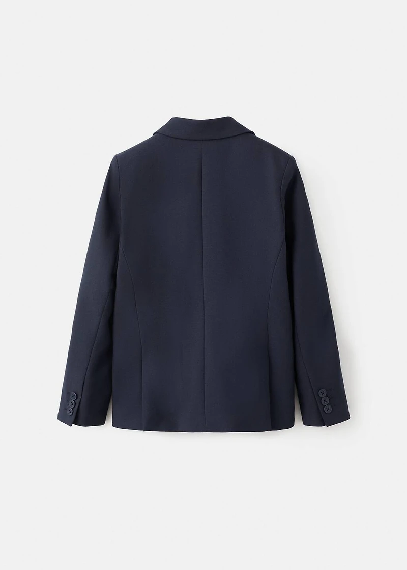 Essential cotton-blend blazer