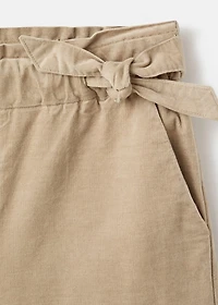 Cotton culotte pants