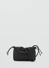 Leather effect bucket bag