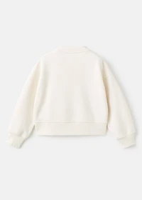 Embroidered cotton sweatshirt