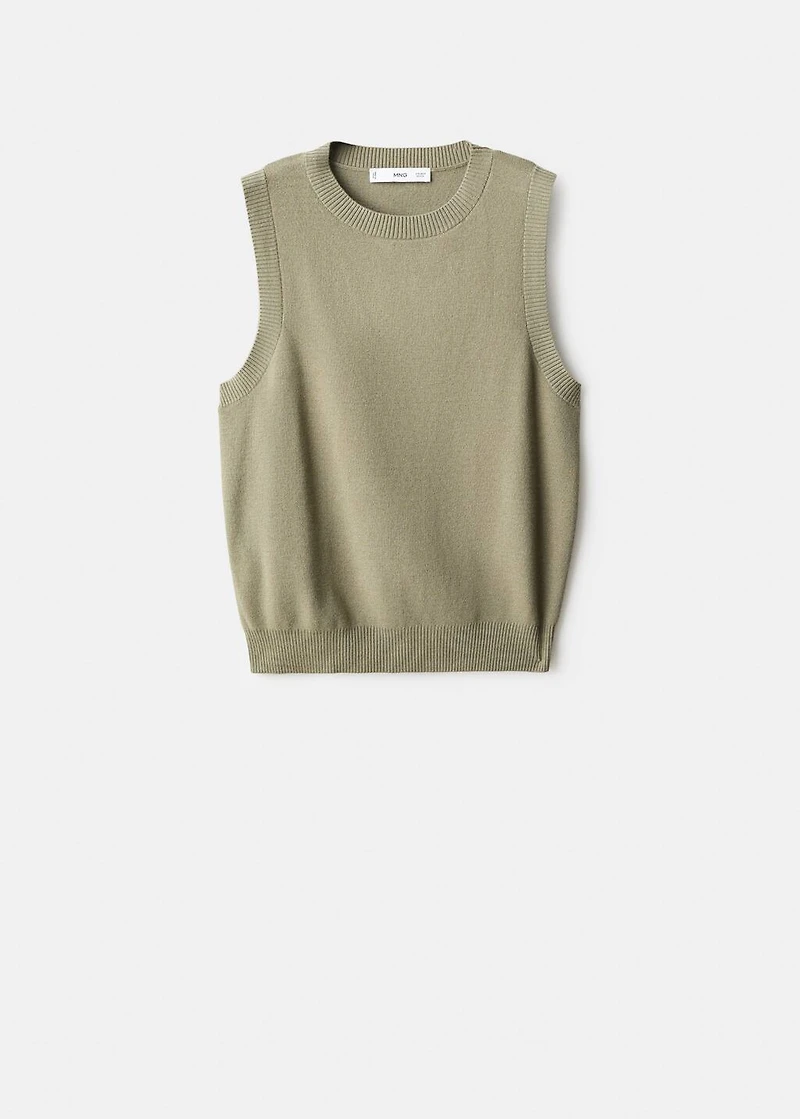 Knit strap top