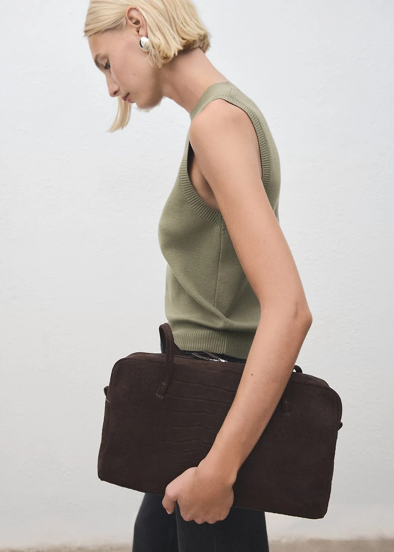 Knit strap top