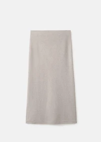 Long skirt with elastic waist