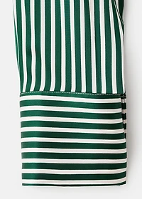 Combined striped shirt