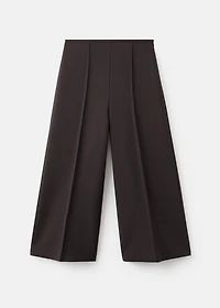 Cropped culotte pants