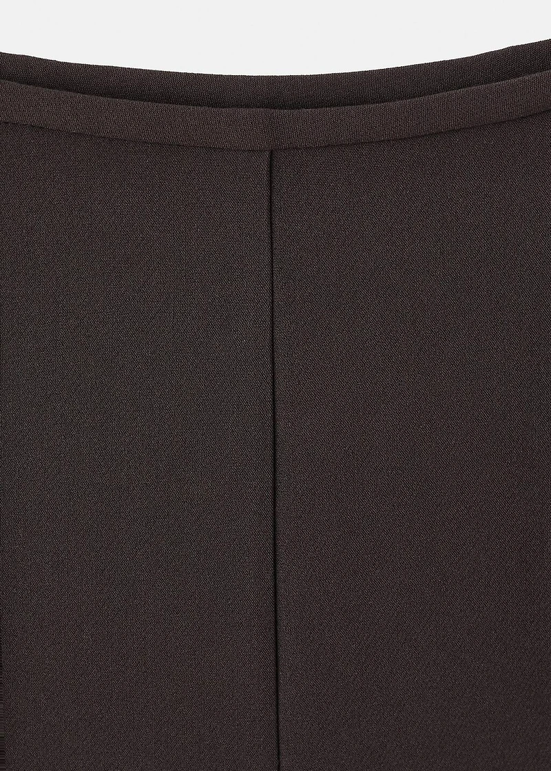 Cropped culotte pants