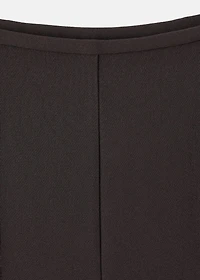 Cropped culotte pants