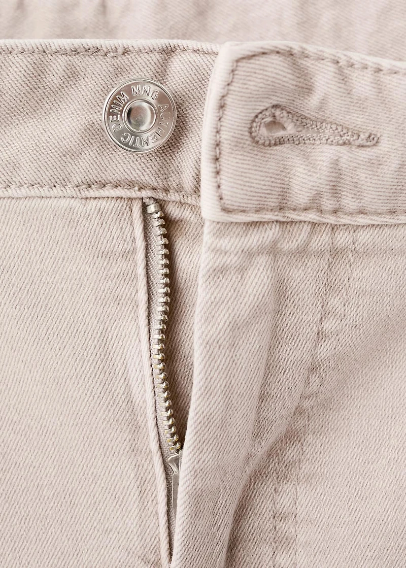 Low-rise balloon jeans