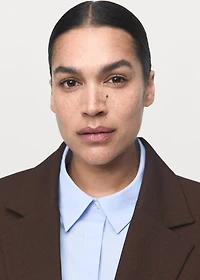 Straight-fit suit jacket