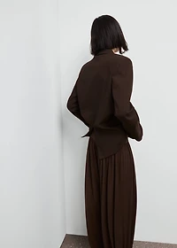 Straight-fit suit jacket