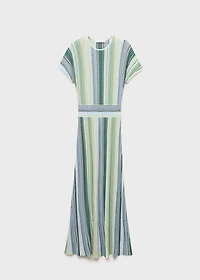 Woven striped dress