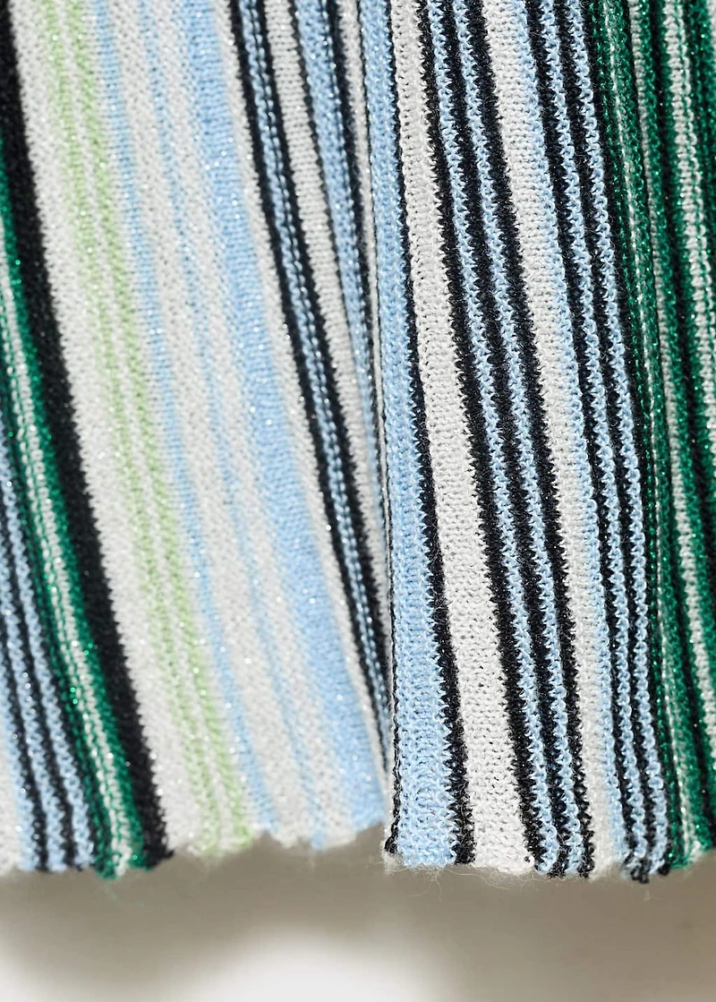 Woven striped dress