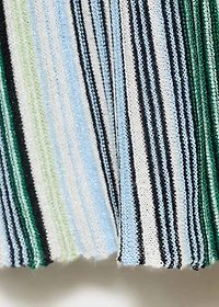 Woven striped dress