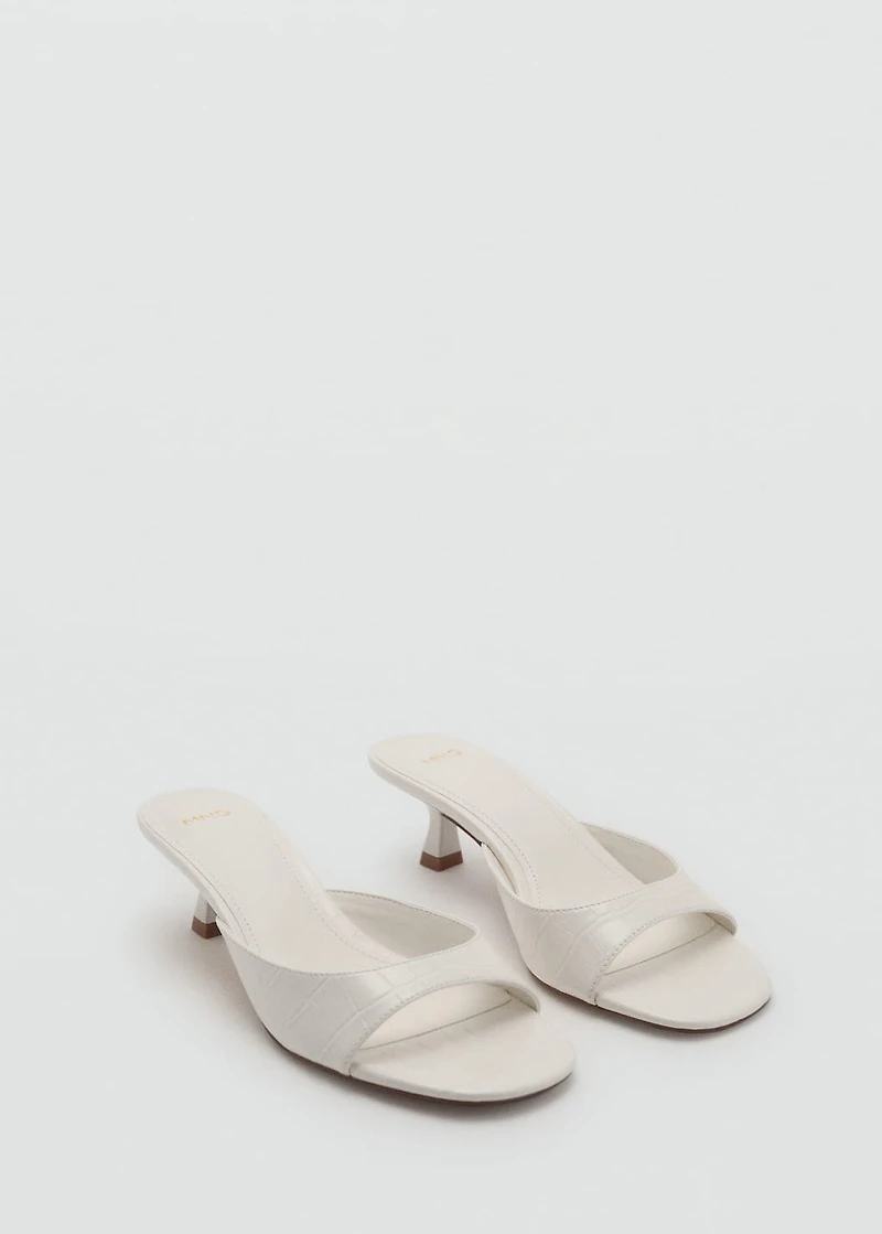 Kitten heel sandals