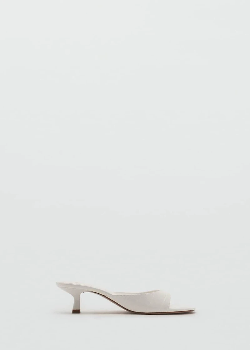 Kitten heel sandals