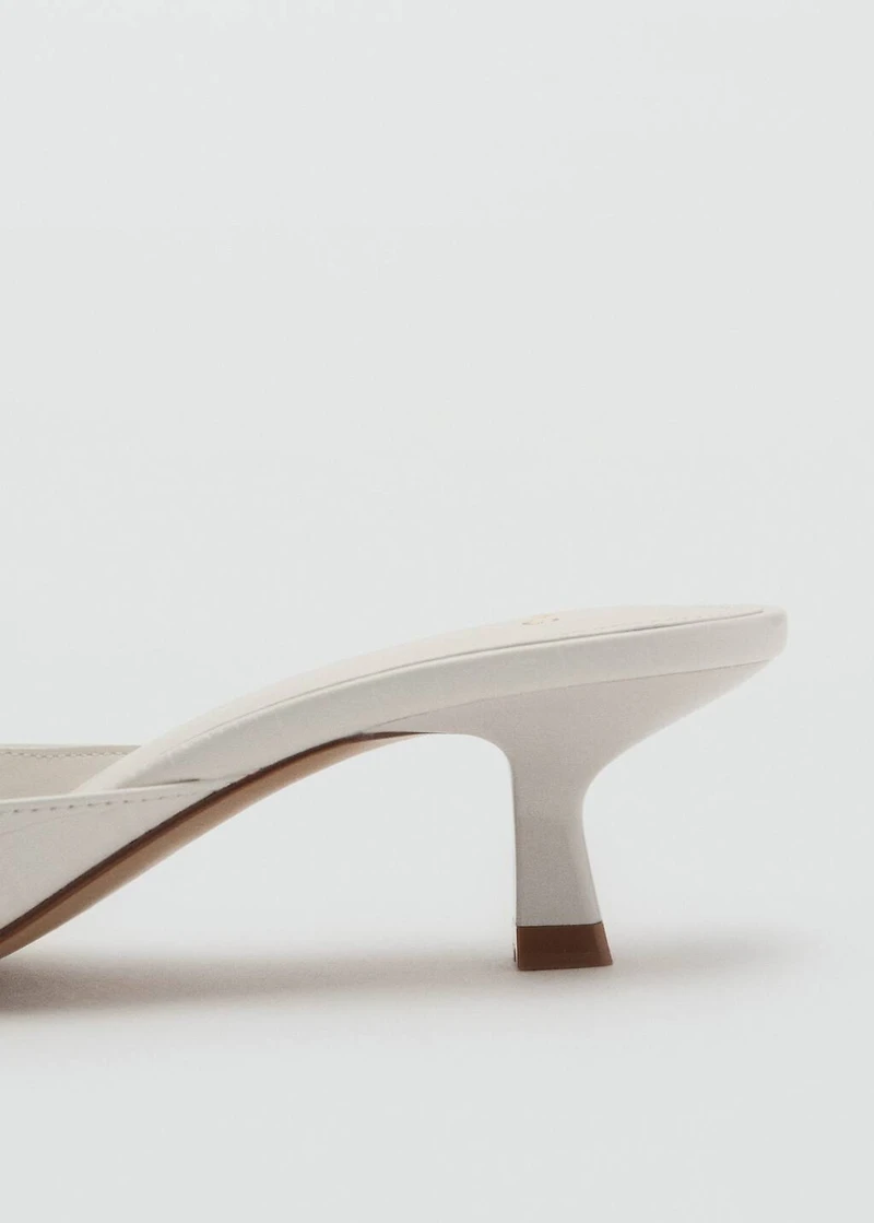Kitten heel sandals