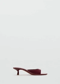 Kitten heel sandals