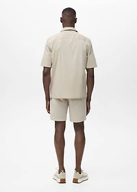 Regular-fit shirt with chest pocket