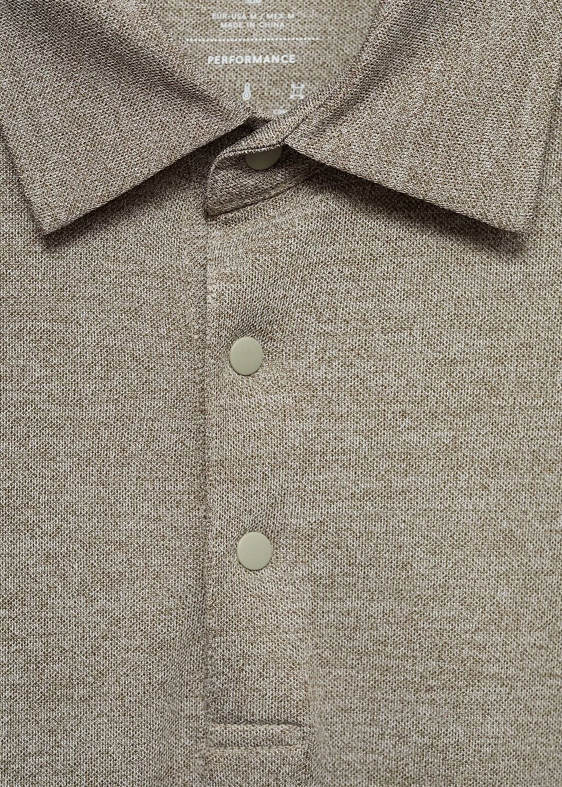 COOLMAX® slim-fit polo shirt