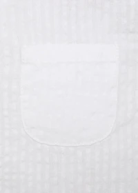 Textured cotton shirt