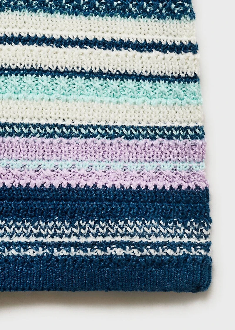 Halter-neck crochet dress