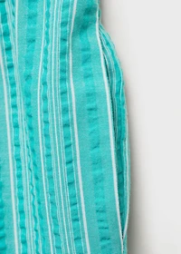 Striped bow pants