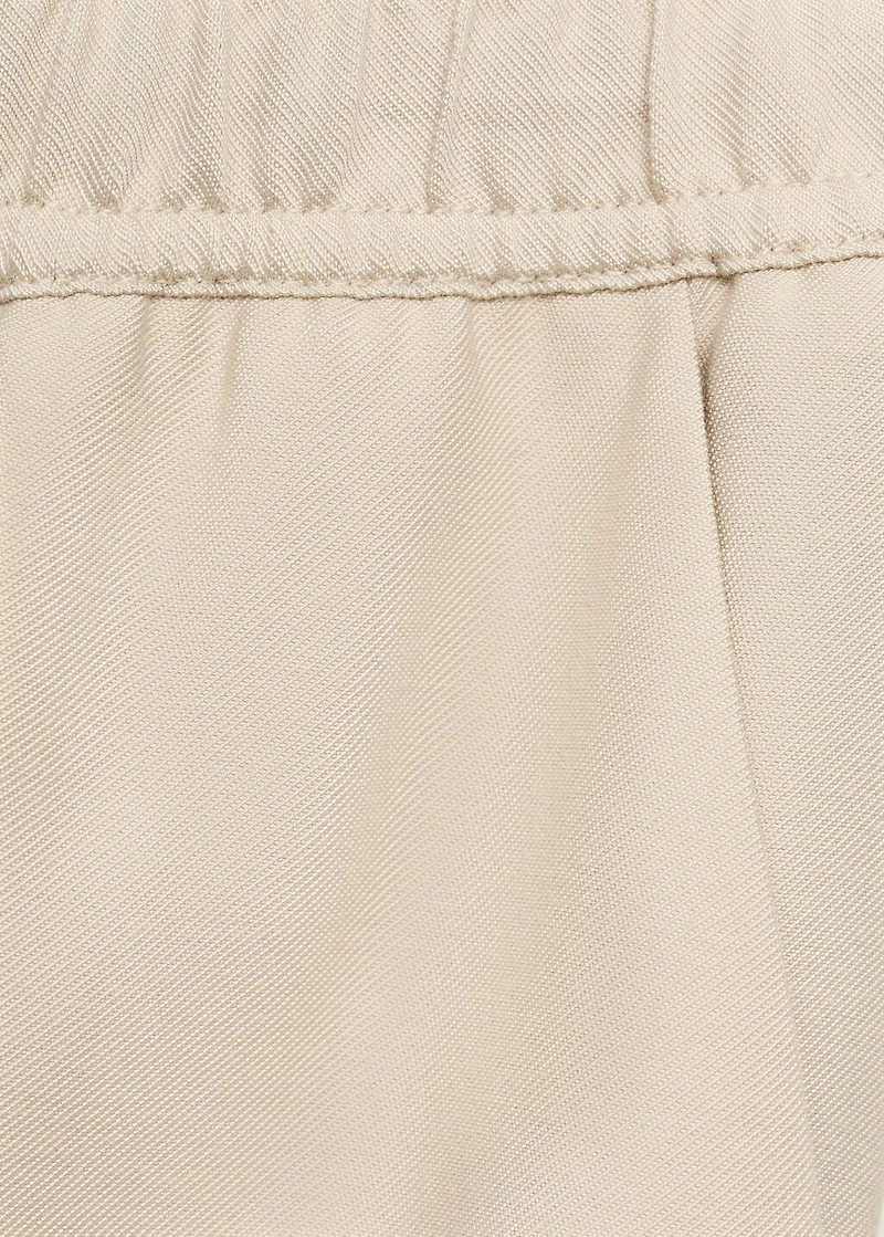 Drawstring flowy pants